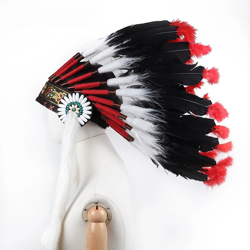 Coiffe Indienne pour Déguisements en Plume – Image 2
