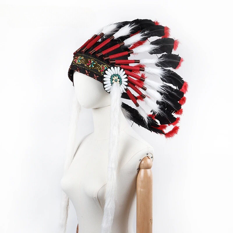 Coiffe Indienne pour Déguisements en Plume