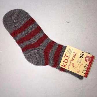 Chaussettes rayées 100% laine - HIRSCH – Image 2