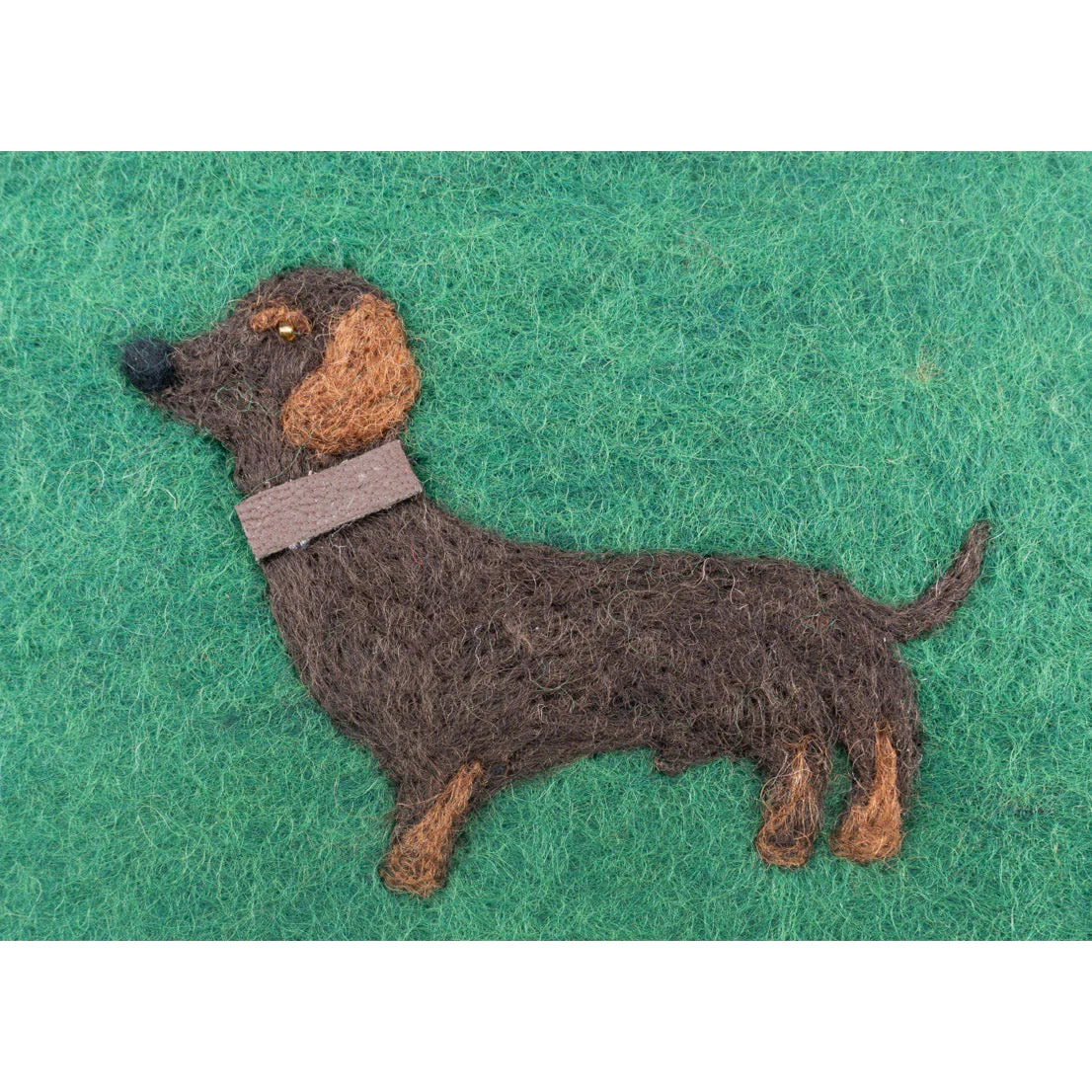 Pochette Teckel en laine feutrée - NATURASTYLE