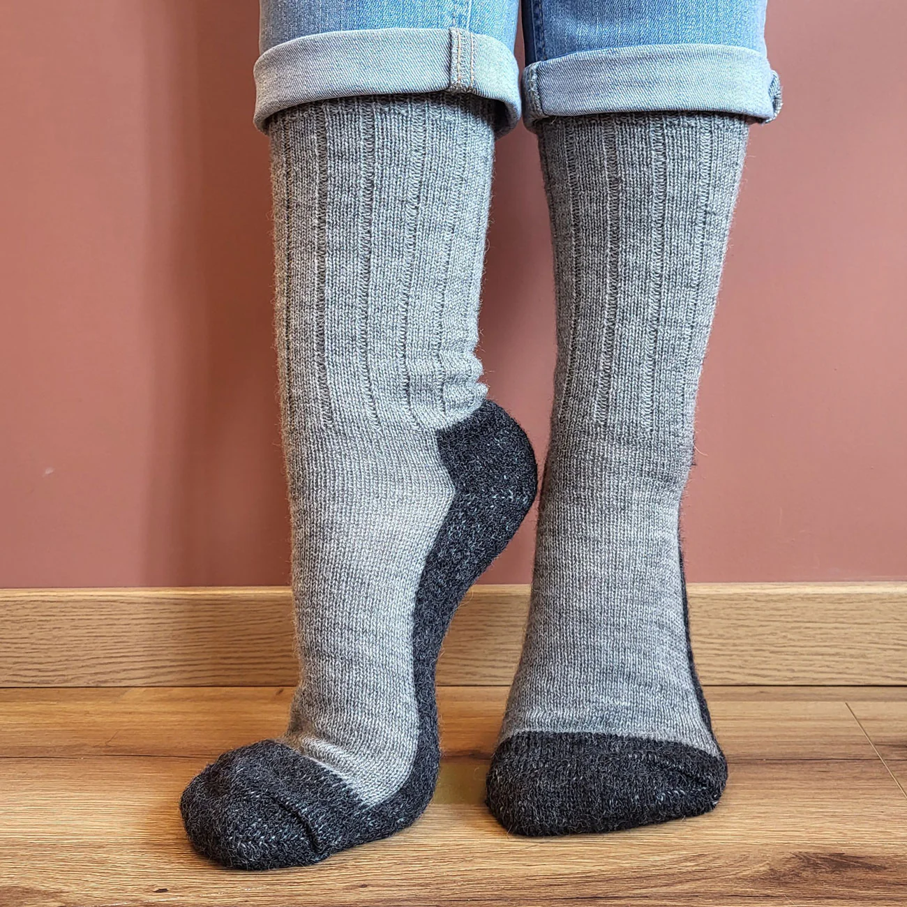Chaussettes treck 100% Laine - HIRSCH – Image 2