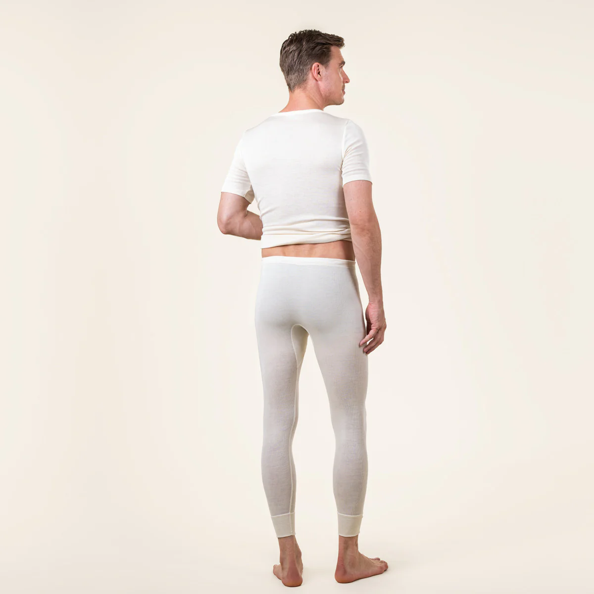 Caleçon long HENRY en laine et soie - LIVING CRAFTS – Image 2