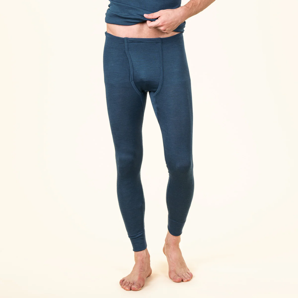 Caleçon long HENRY en laine et soie - LIVING CRAFTS – Image 7