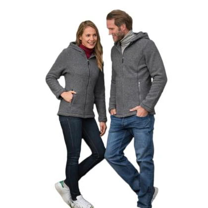 Veste à capuche homme 100% laine polaire - ENGEL – Image 3