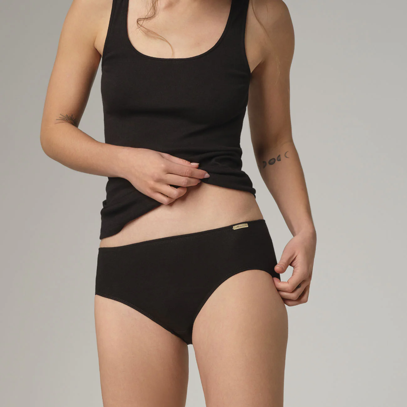 Culotte taille haute fines côtes 100% coton bio - COMAZO – Image 7