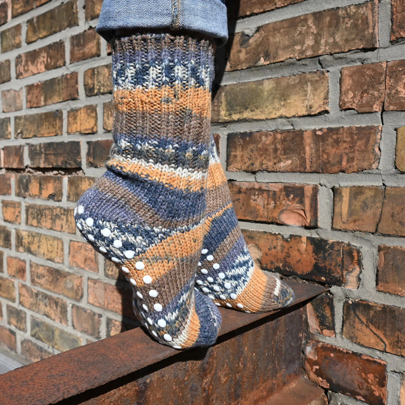 Chaussettes norvégienne en laine antidérapantes - HIRSCH – Image 2