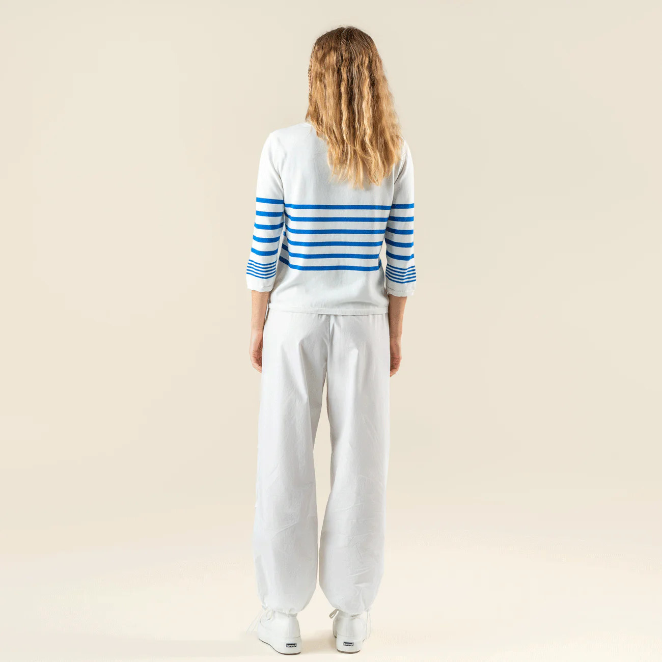 Pull 100% coton manches 3/4 ROMINA - LIVING CRAFTS – Image 3