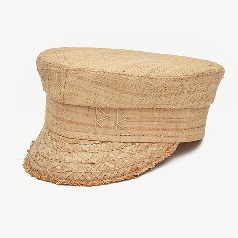 Casquette Gavroche en Paille pour Femme – Image 2