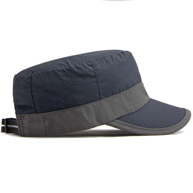 Casquette réglable avec dessus plat pour hommes et femmes – Image 4