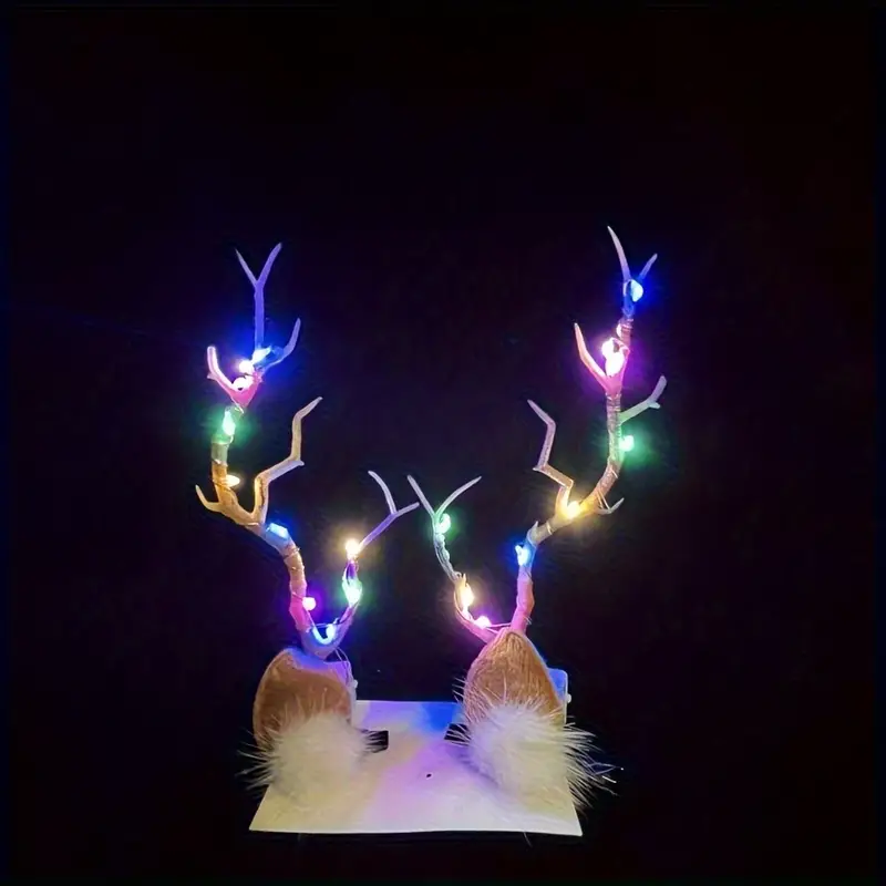 Serre Tete Renne Noel Lumineux LED – Image 4