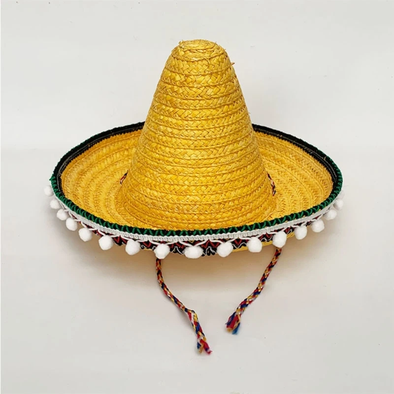 Sombrero Traditionnel Jaune pour Enfants