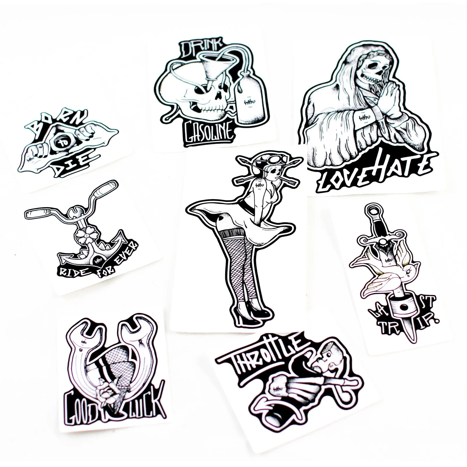 Pack 8 Stickers 4h10 V4