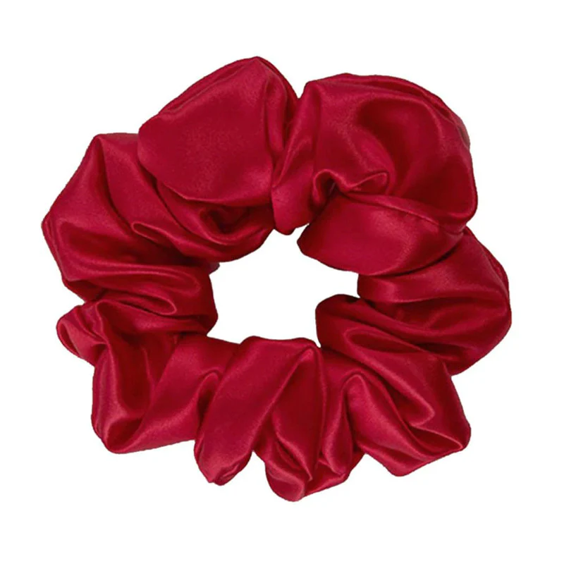 Chouchou large en soie – Image 8