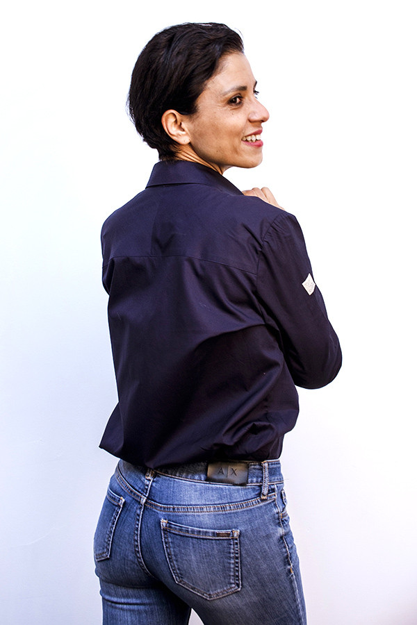 Chemise Cok’ette – Bleu Marine – Image 3