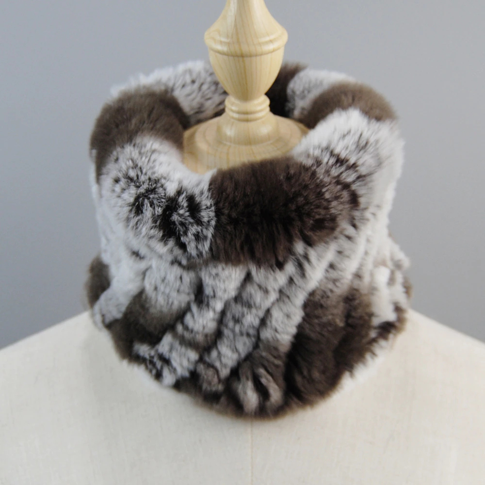 Snood extensible en fausse fourrure pour femme – Image 6