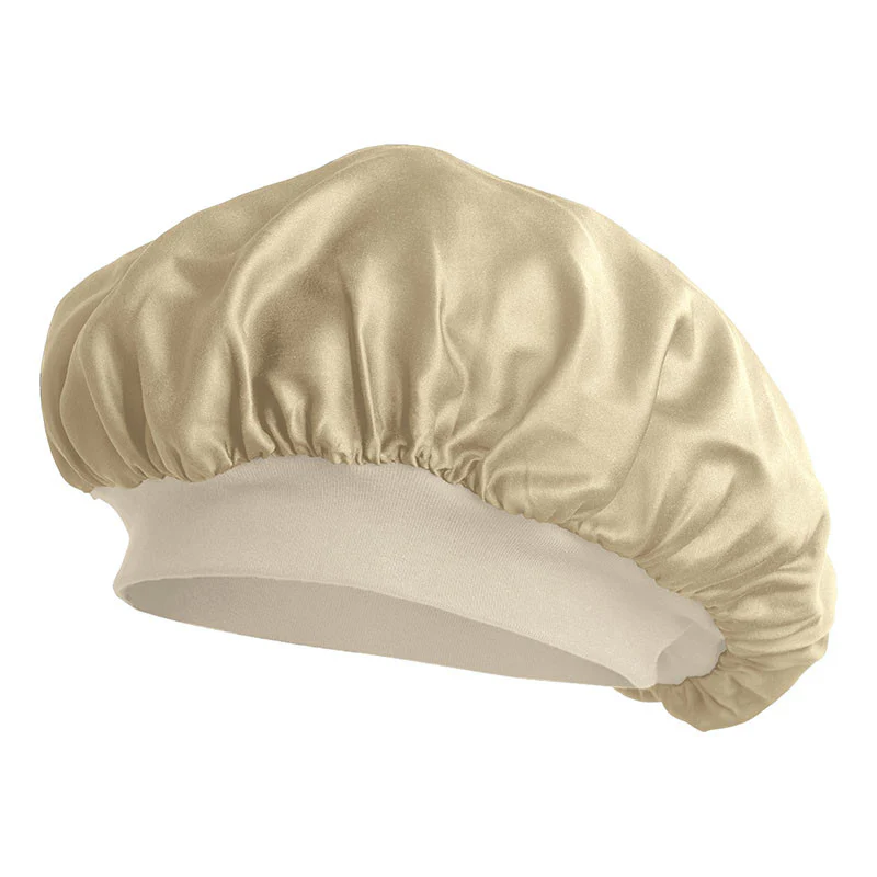 Bonnet de nuit en soie à élastique – Image 6
