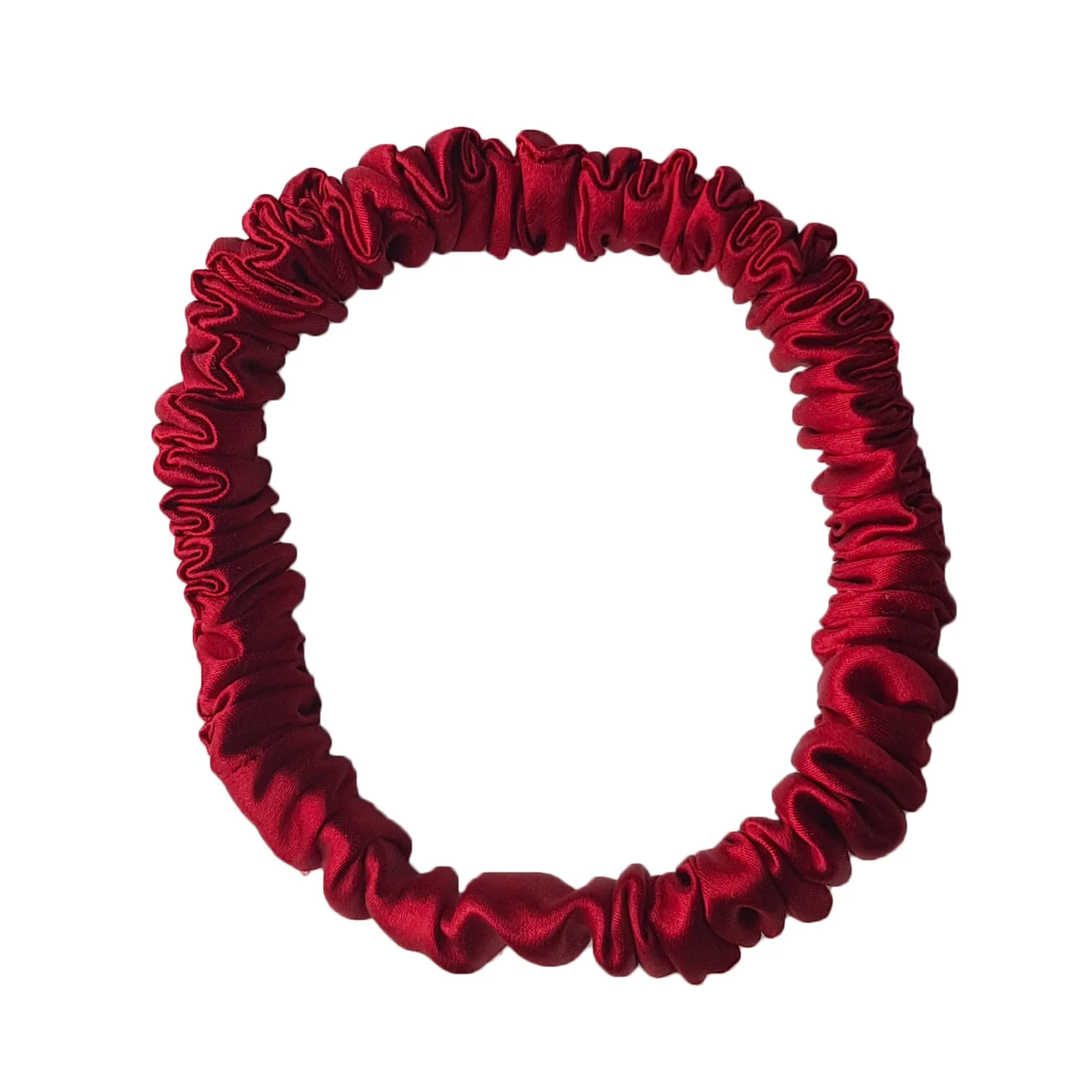 Chouchou fin en soie – Image 6