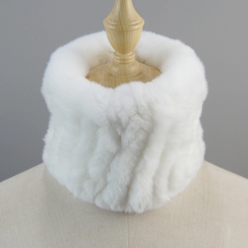 Snood extensible en fausse fourrure pour femme – Image 2