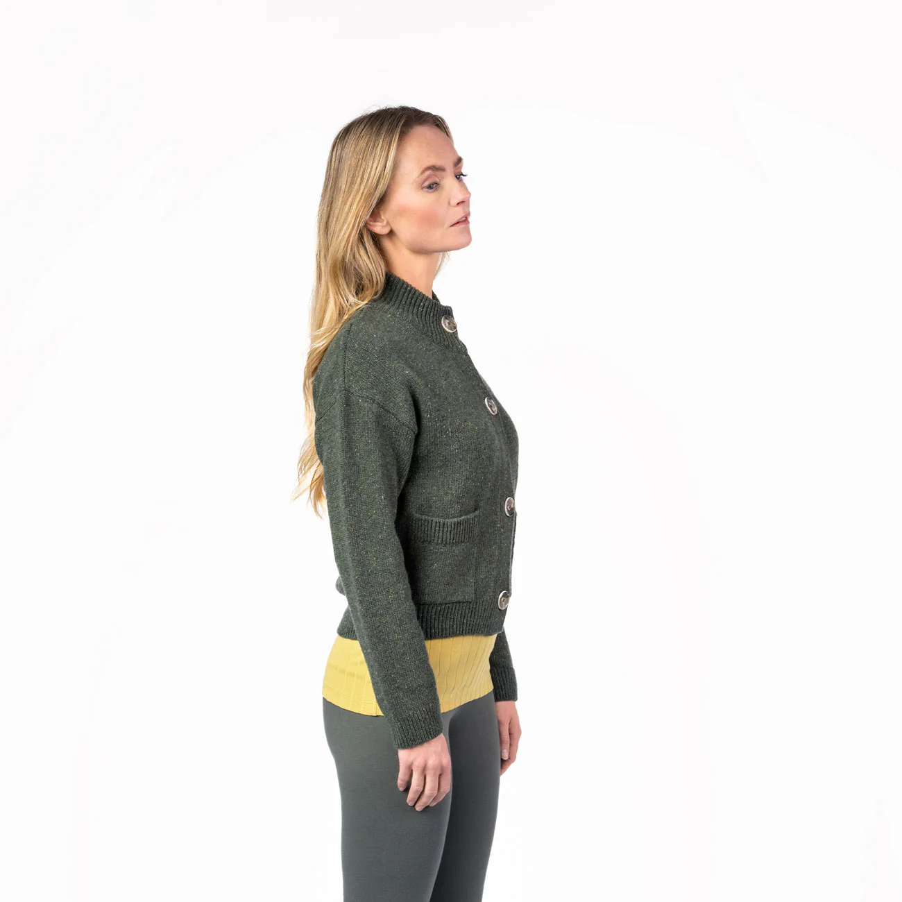 Gilet tricoté en laine SIGLIA - LIVING CRAFTS – Image 3