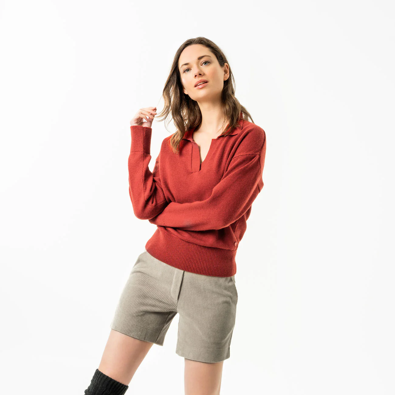 Pull en coton et laine ULANA - LIVING CRAFTS – Image 3