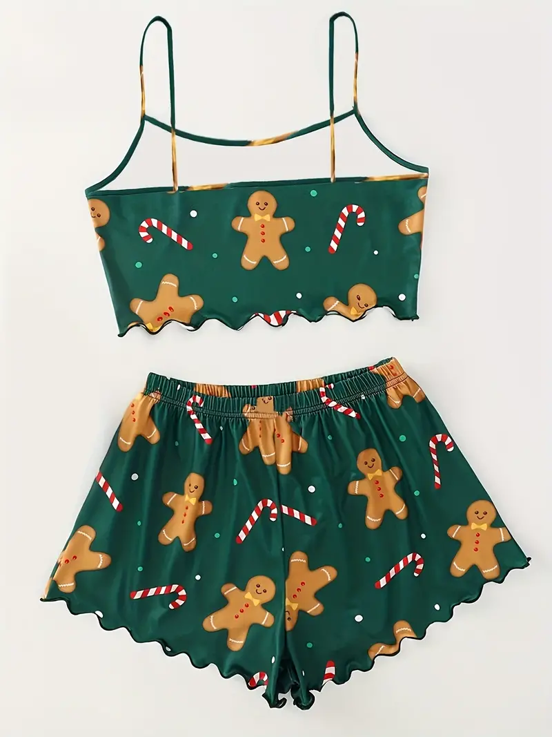 Pyjama Noel Femme Motif Biscuit – Image 4