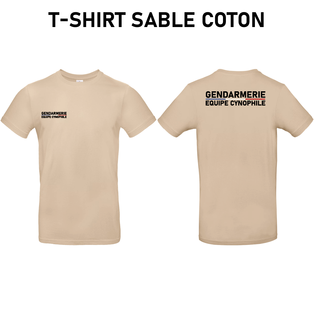T-shirt Coton Gendarmerie Equipe Cynophile – Image 3