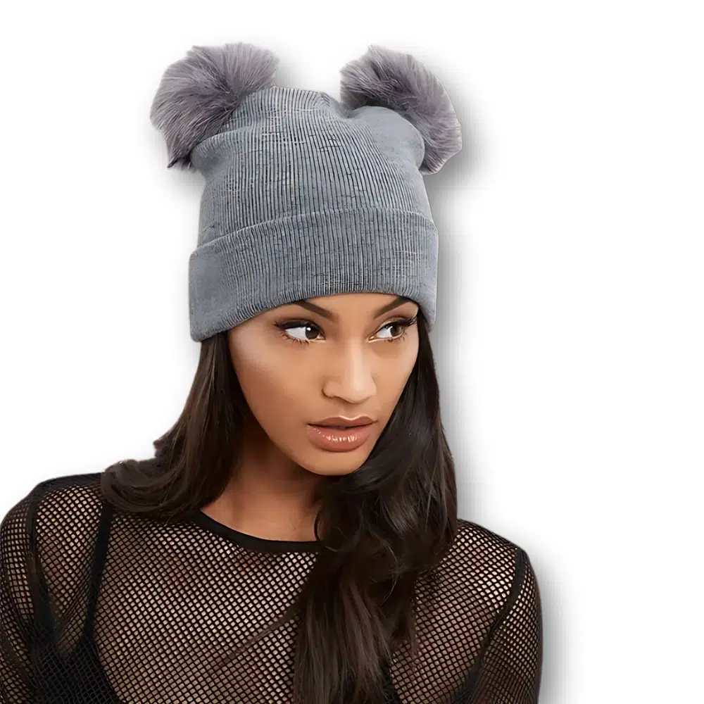 Bonnet 2 pompons Bipom – Image 2