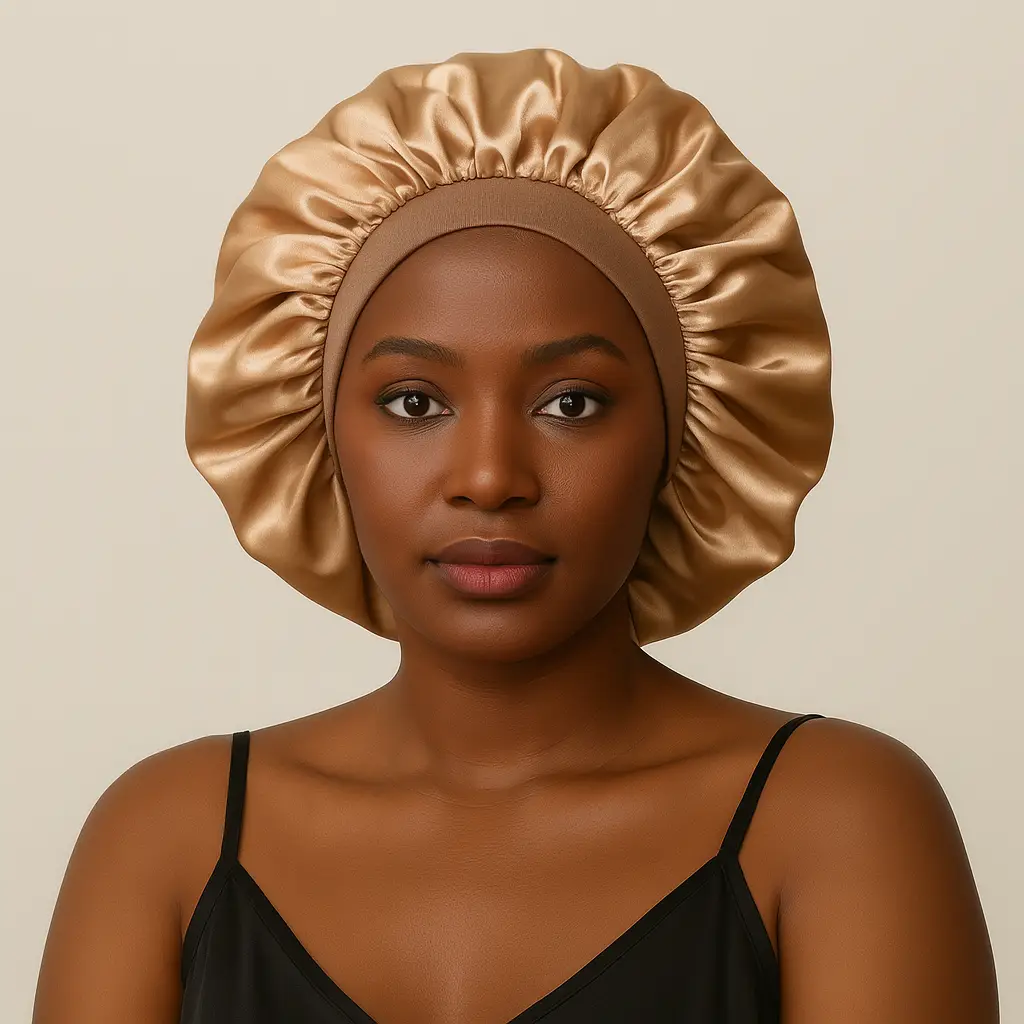 Bonnet Satin Cheveux Afro