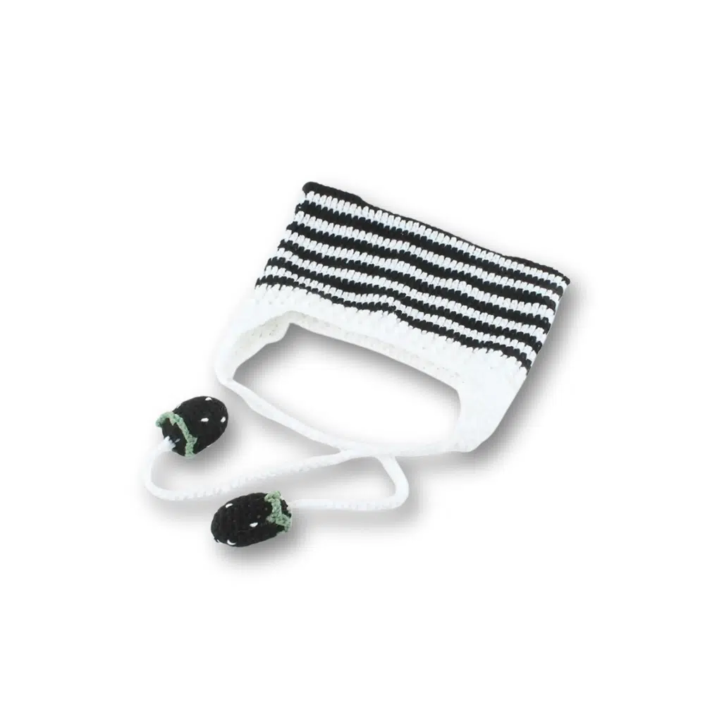 Bonnet crochet femme Oreilles et Pompons – Image 5