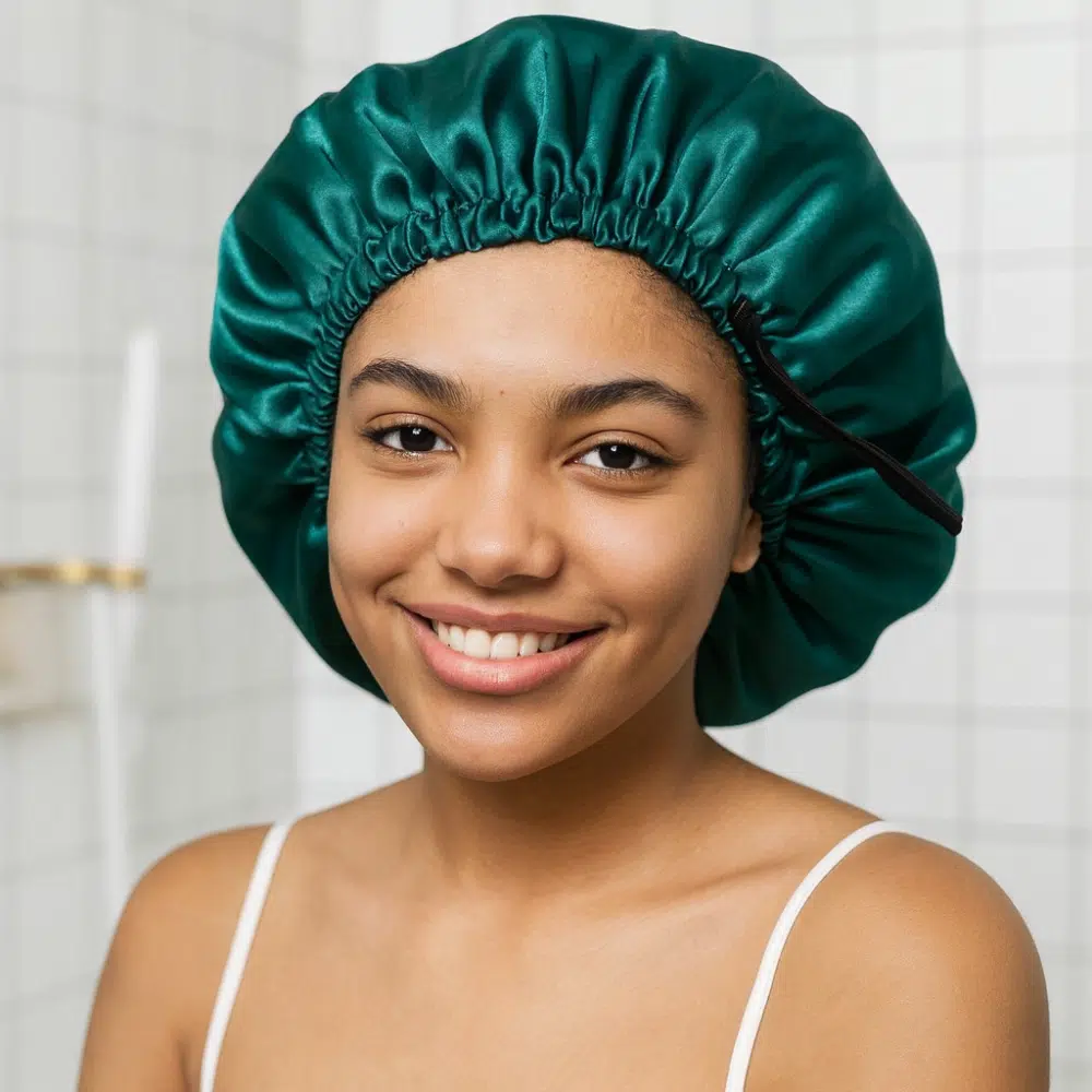 Bonnet en satin réglable Silky – Image 2