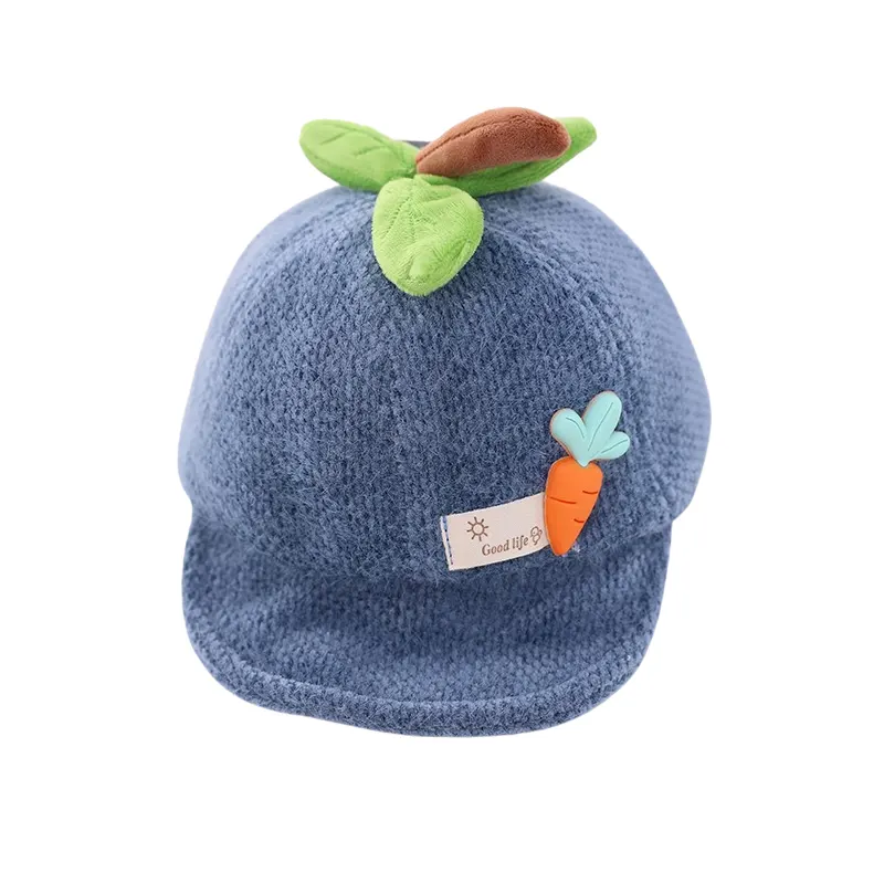 Casquette bébé carotte bleu