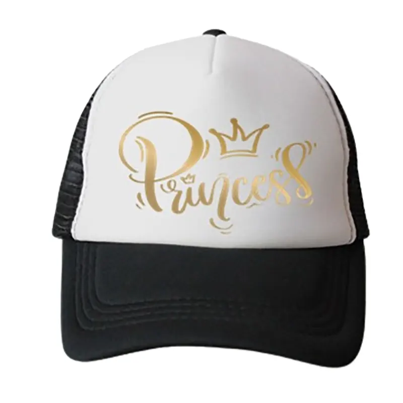 Casquette enfant fille princess noir