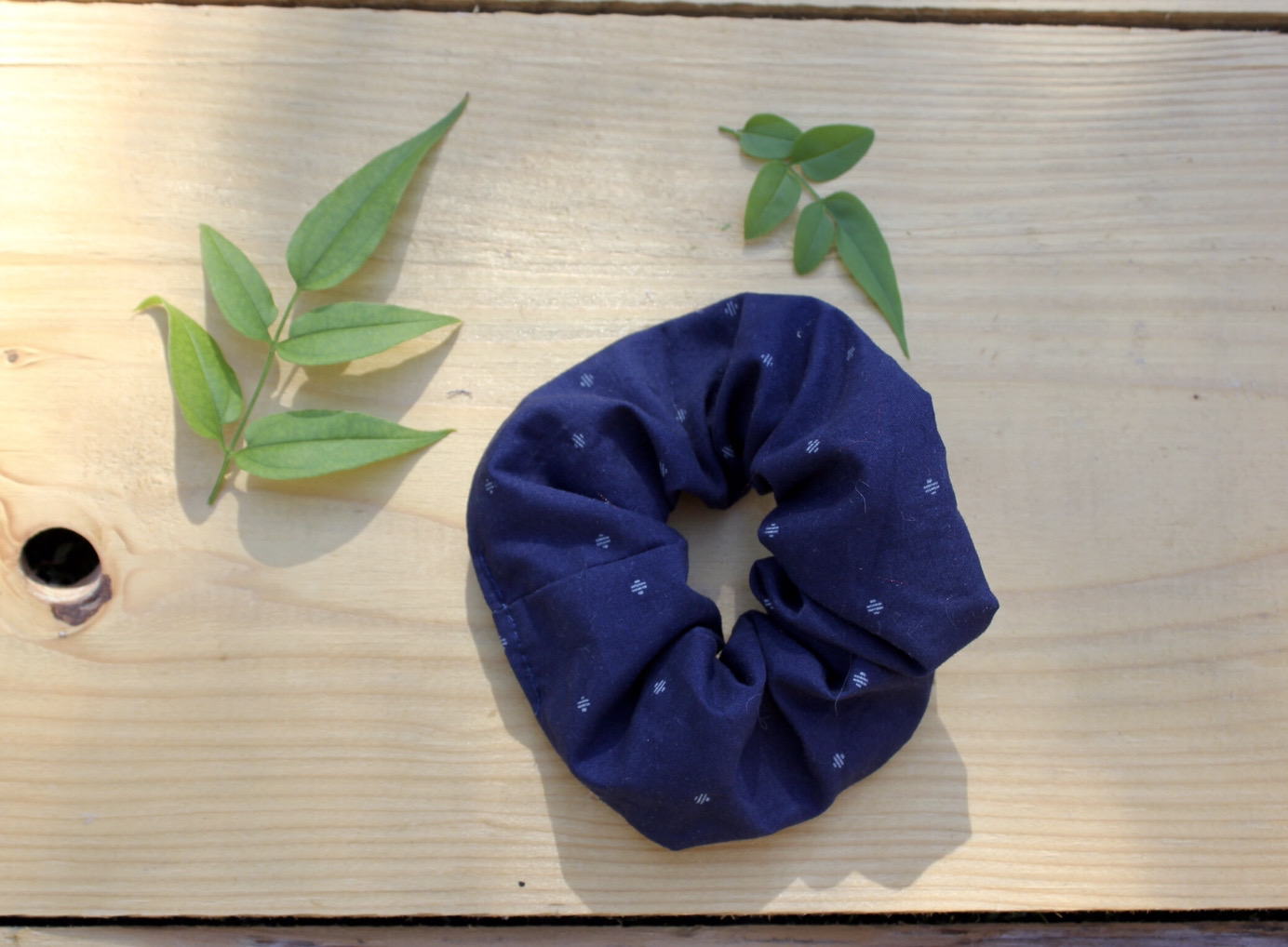 Chouchou en coton upcyclé – Image 5