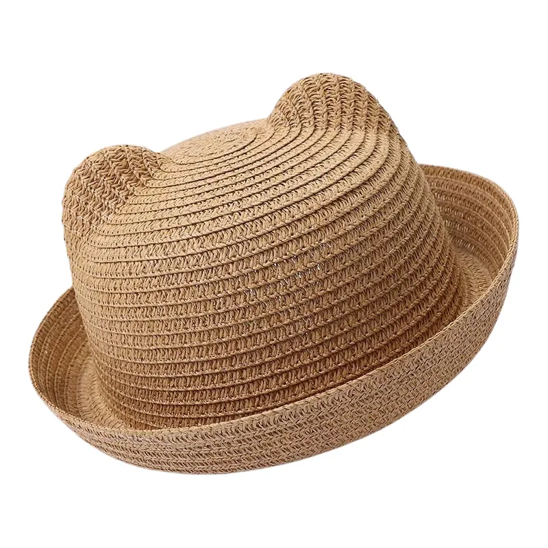 Chapeau de paille enfant uni – Image 6
