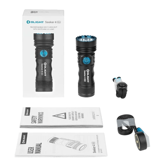 OLIGHT – Seeker 4 Mini – Mini lampe torche LED et éclairage UV – Image 3