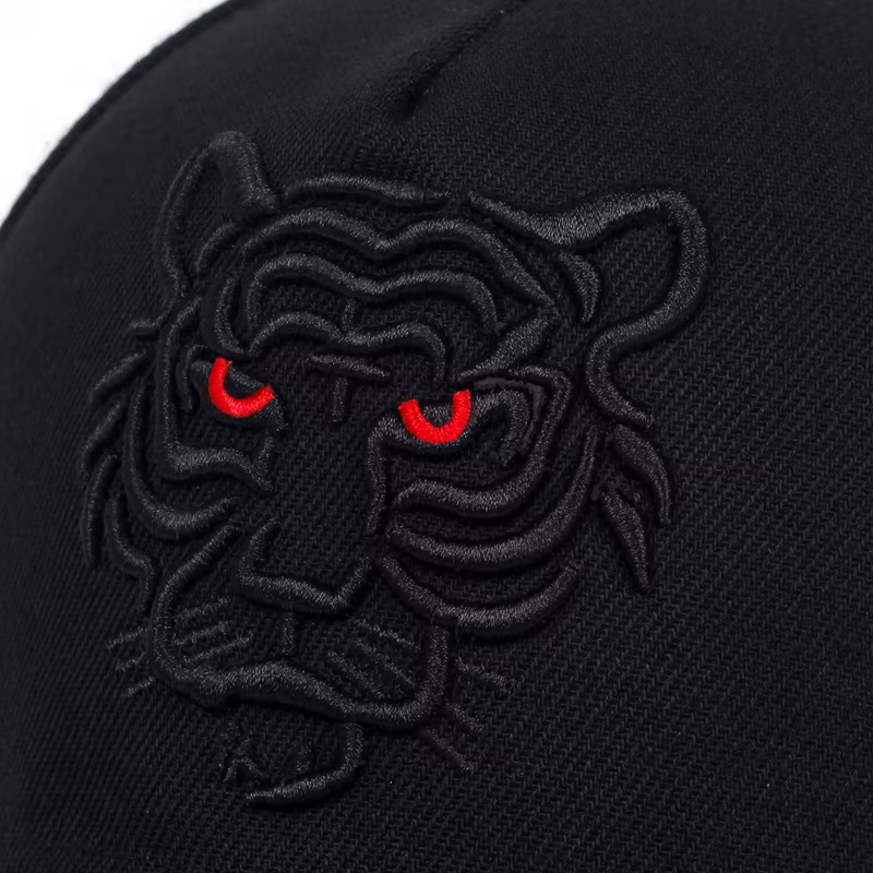 Casquette en coton brodée tête de tigre – Image 4