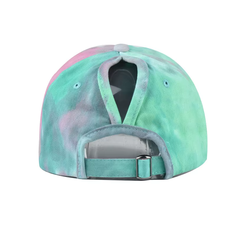 Casquette Tie-Dye à queue de cheval haute pour femmes – Image 3