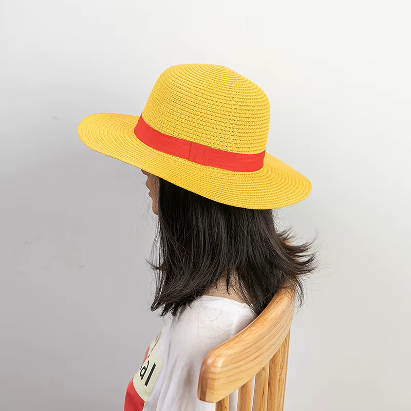 Chapeau de paille rond pour hommes et femmes – Image 2