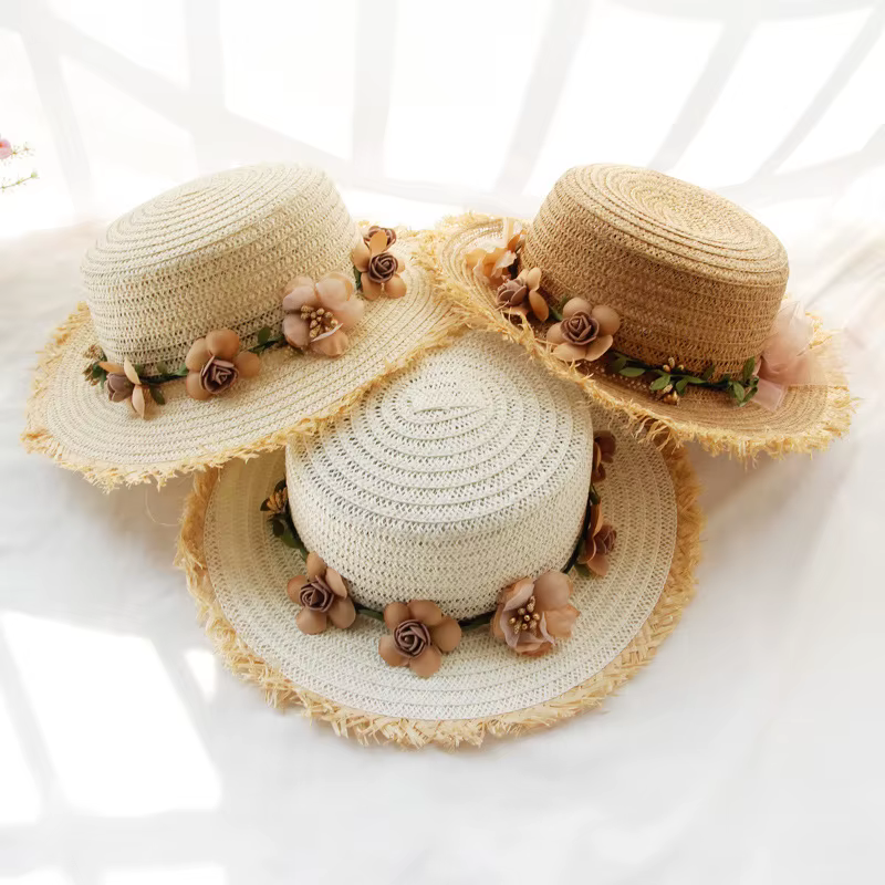 Chapeau avec Couronne Florale Amovible pour Enfant – Image 2