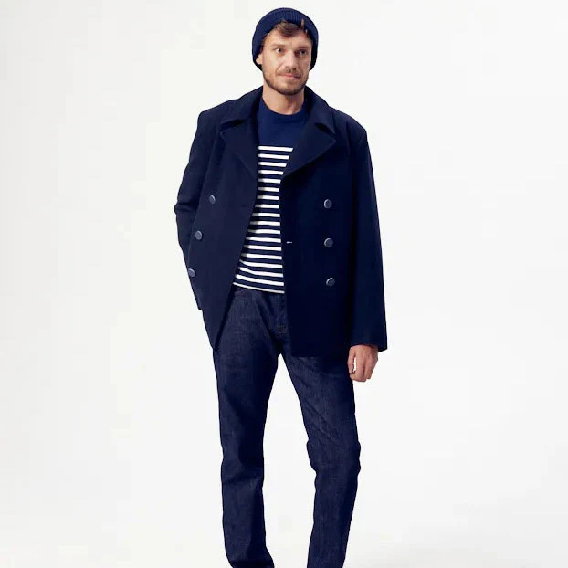 Caban en laine CLOVIS pour homme - LA GENTLE FACTORY