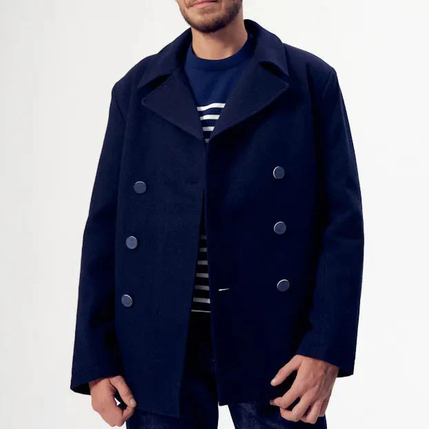 Caban en laine CLOVIS pour homme - LA GENTLE FACTORY – Image 2