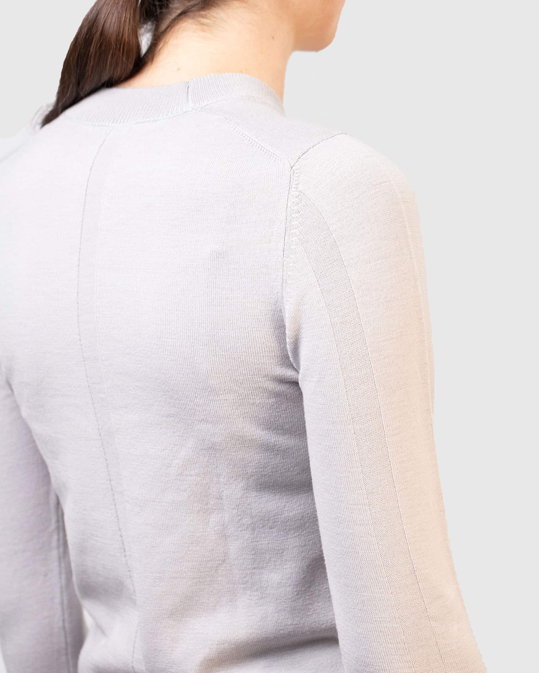 Pull Douillet Femme Gris Clair – Image 6