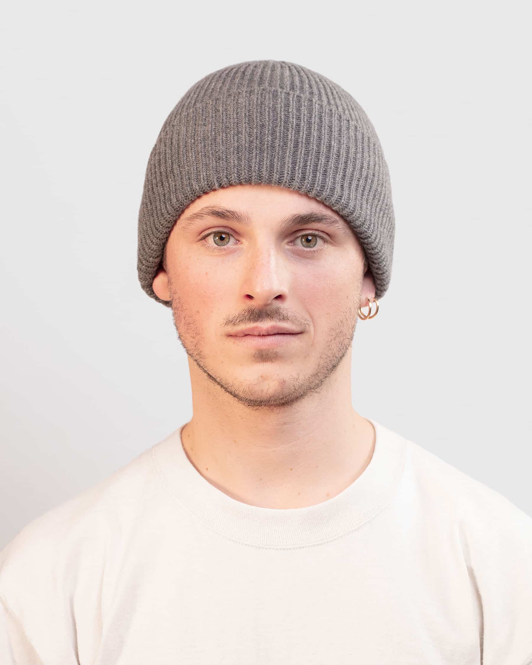 Archive – Bonnet Cachemire Régénéré Gris – Image 3