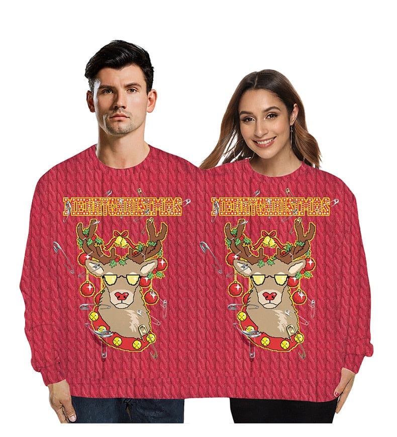 Pull moche de Noël beauf | Siamois – Image 6