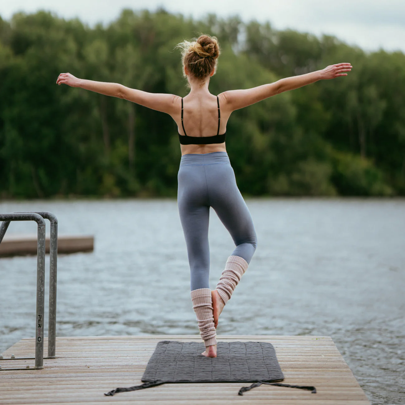 Legging taille haute LISA en coton bio - LIVING CRAFTS