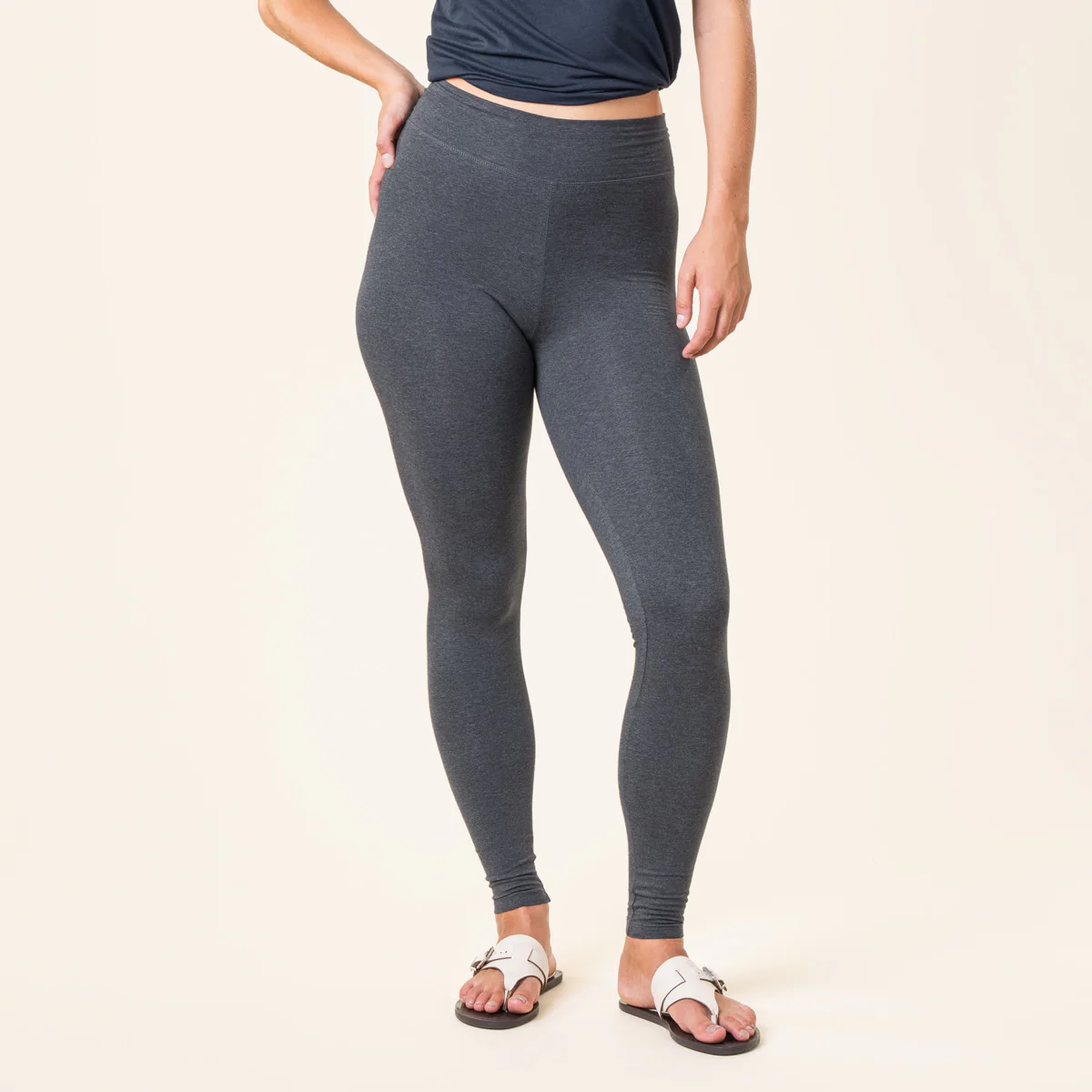 Legging taille haute LISA en coton bio - LIVING CRAFTS – Image 8