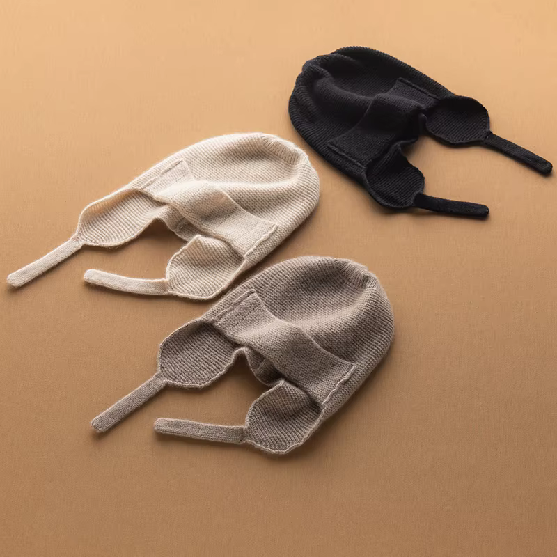 Bonnet bombardier tricoté en maille – Image 3