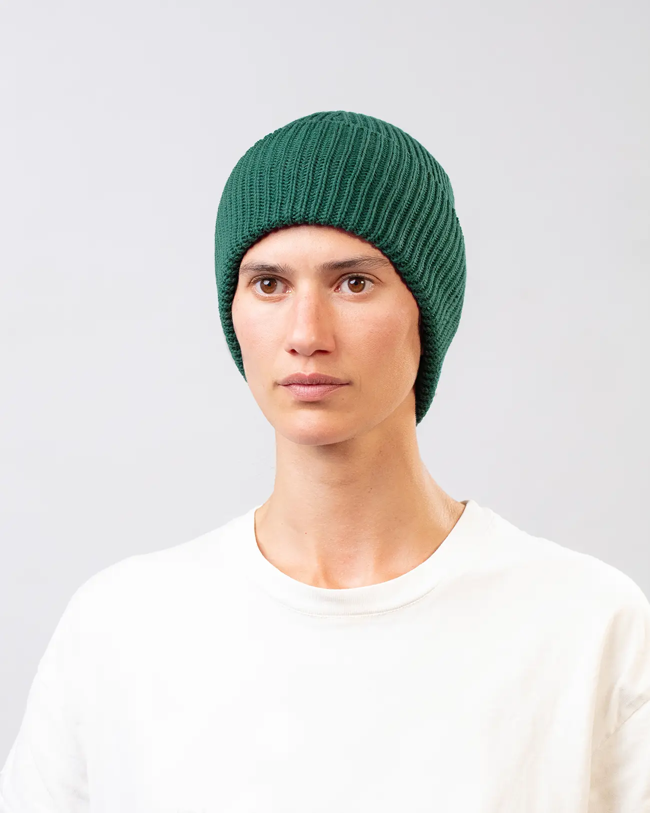 Bonnet Laine Française Vert Forêt – Image 3