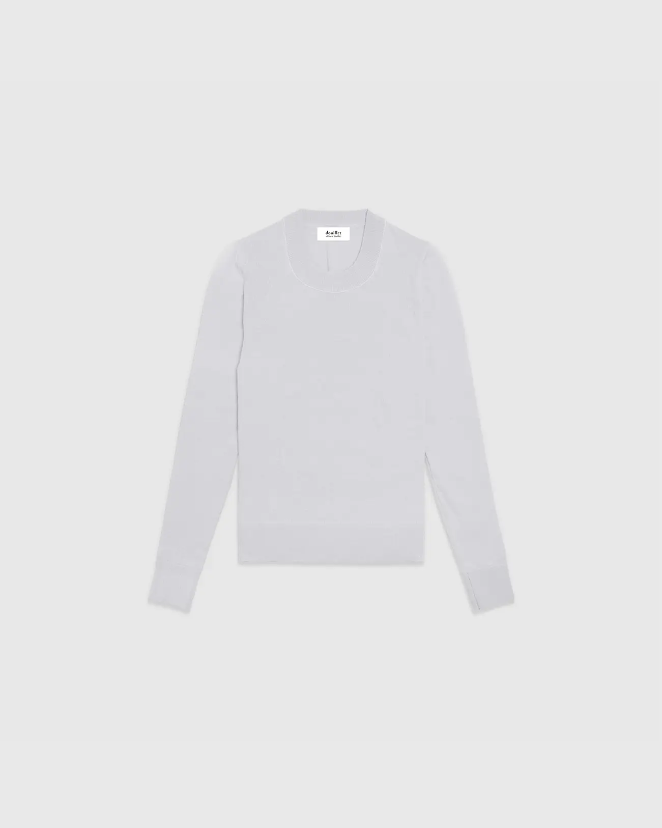 Pull Douillet Femme Gris Clair – Image 7