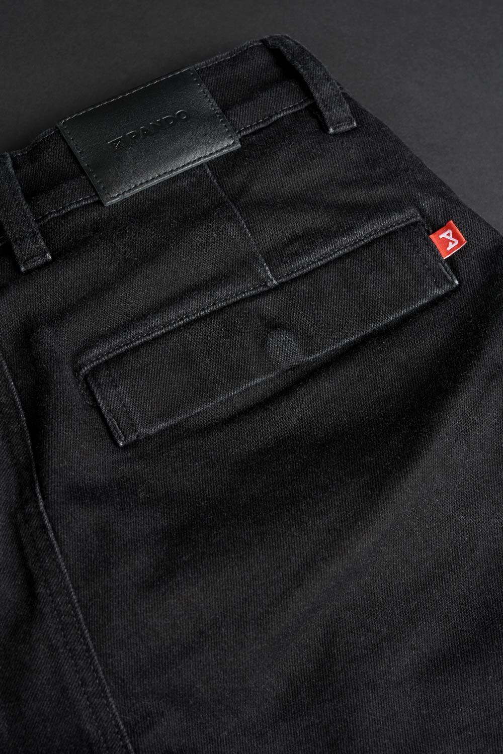 Pantalon Cargo MARK Black - Homologué AAA – Image 4